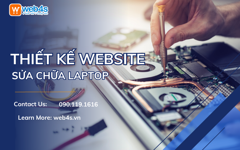 Thiết kế website sửa chữa laptop
